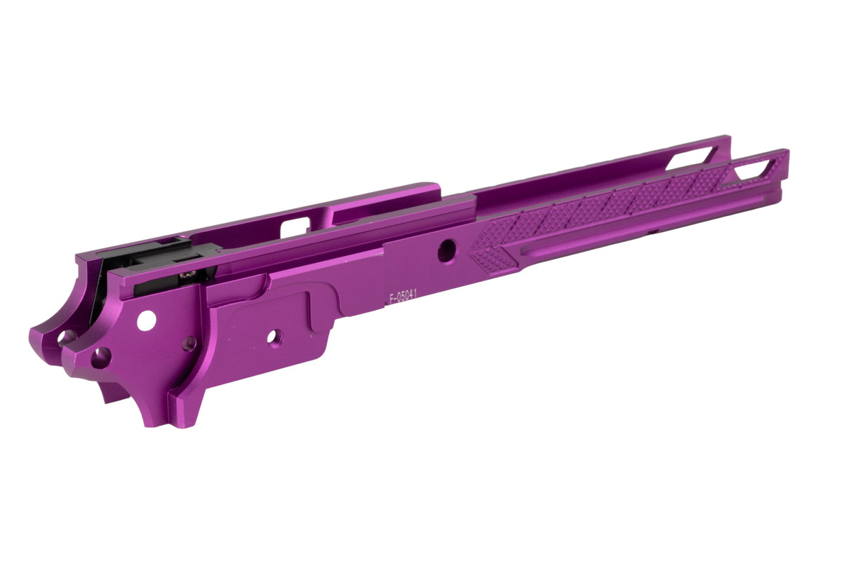 Dr. Black CNC Aluminum Style 05 Frame For Tokyo Marui Hi Capa 5.1 GBB Airsoft (Purple)