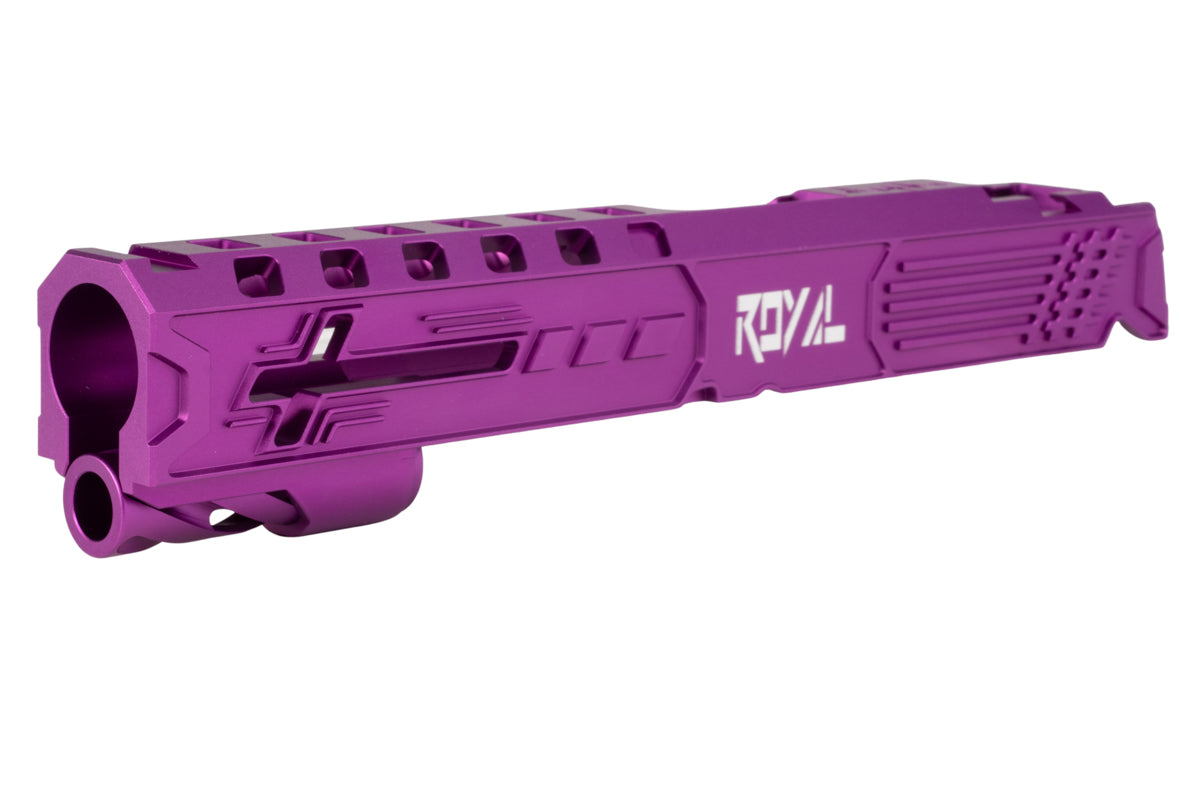 Dr. Black Aluminum 'Royal' Slide For Tokyo Marui Hi Capa 5.1 GBB Airsoft (Purple)
