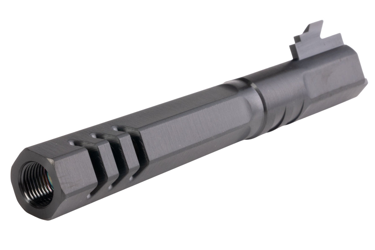 5KU Stainless Steel Outer Barrel For Tokyo Marui Hi Capa 5.1 GBB Airsoft (11mm CW)