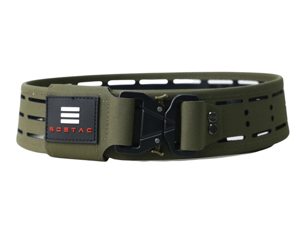 SOETAC Laser Cut Lightweight Molle Combat Belt (Ranger Green/ Large)