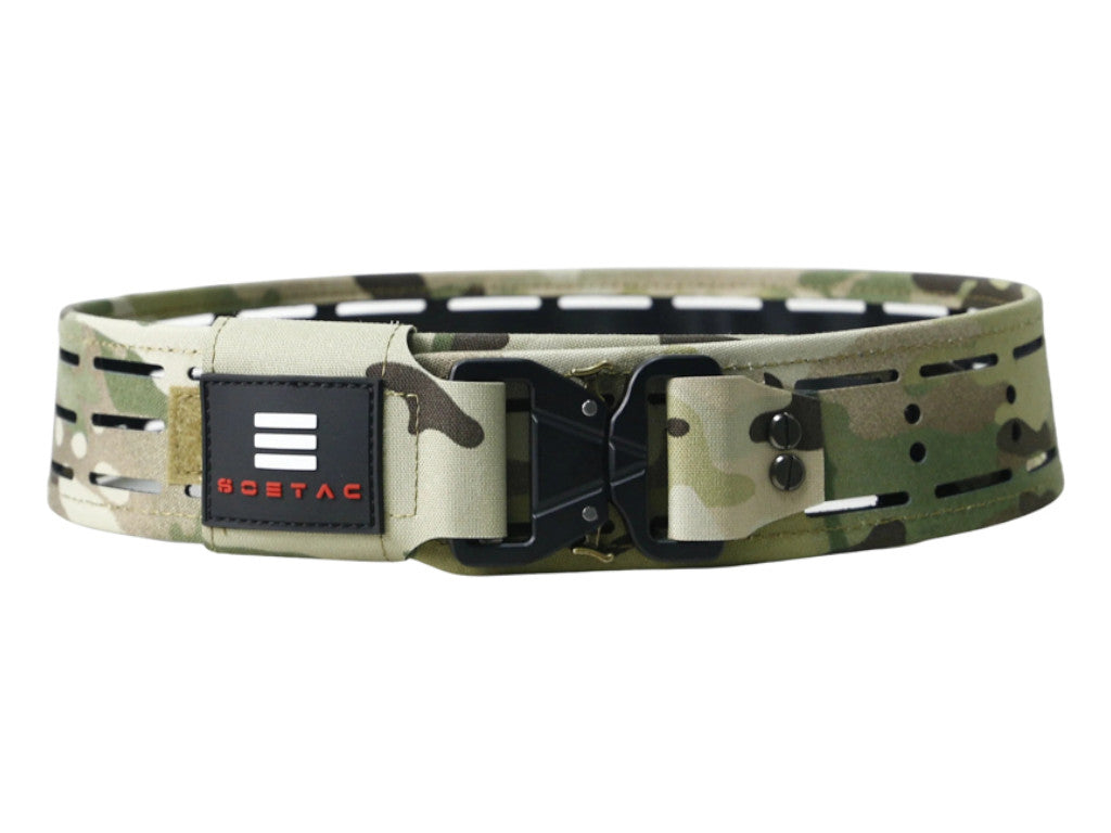 SOETAC Laser Cut Lightweight Molle Combat Belt (Multicam/ Medium)