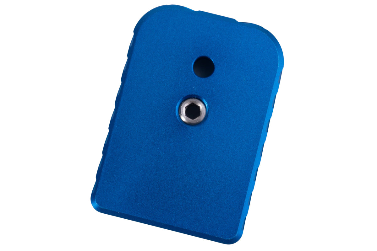 Revanchist Airsoft Aluminum Type B Magazine Base For Hi-Capa GBB Airsoft (Blue)