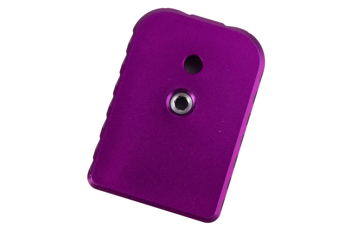 Revanchist Airsoft Aluminum Type B Magazine Base For Hi-Capa GBB Airsoft (Purple)