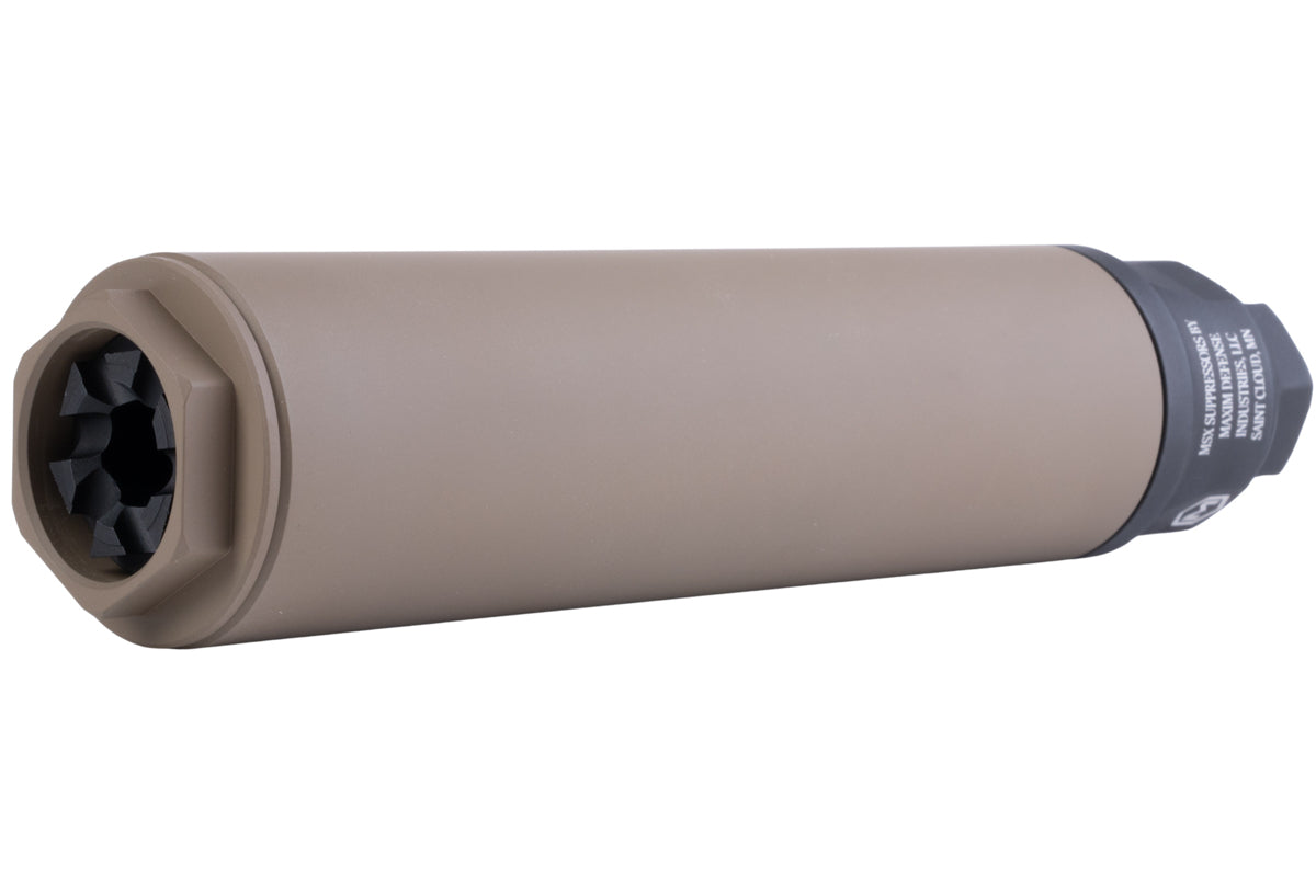 RGW Aluminum 8 inch MDX Suppressor (14mm CCW/ Cerakote DE)