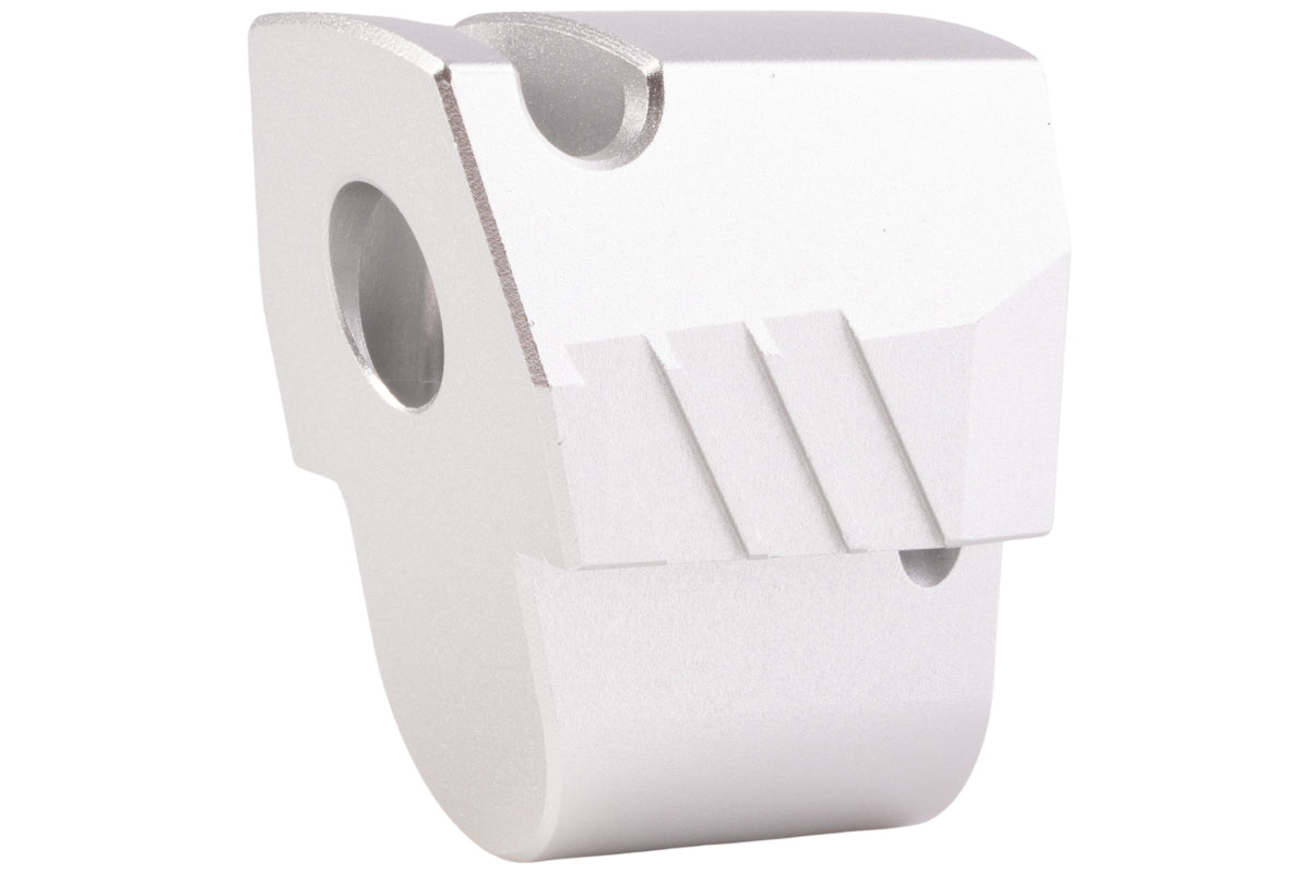 Revanchist Airsoft Compensator For SIG Sauer M17/ M18/ P320 GBB Airsoft (Type A/ Silver)