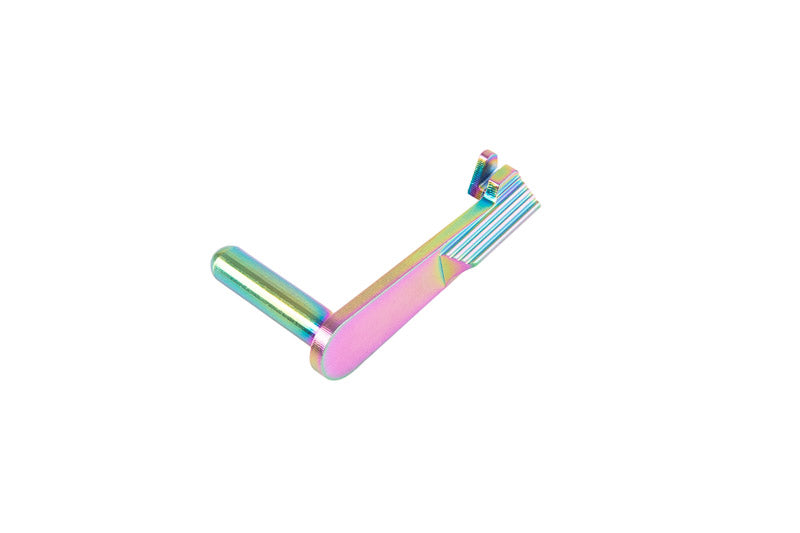 COWCOW Technology Stainless Steel Match Grade Slide Stop For Tokyo Marui Hi Capa GBB Airsoft (Rainbo