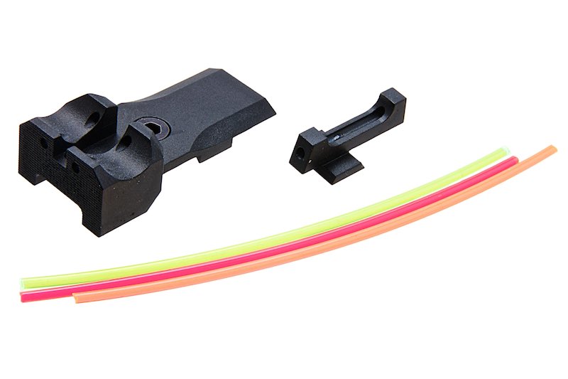 BBT Aluminum Fiber Sight Set For Tokyo Marui Hi Capa 5.1 GBB Airsoft