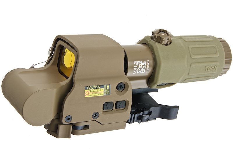 HOLY WARRIOR HWS EXPS3 Weapon Red Dot Sights w/ G33 Scope (Dark Earth)