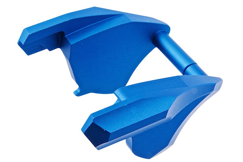 5KU Aluminum Type 1 Ambi Thumb Safety For Tokyo Marui Hi Capa GBB Airsoft (Blue)