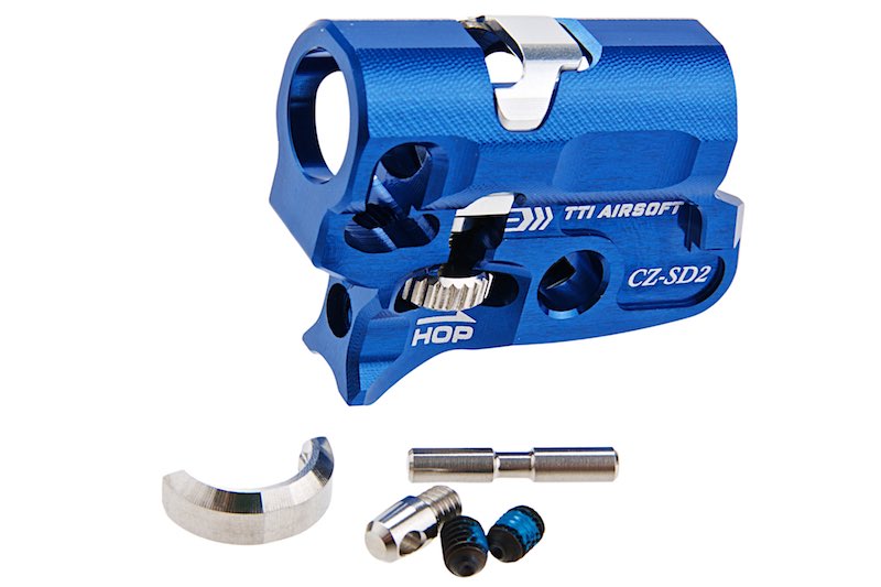 TTI Airsoft Infinity TDC Hop Up Chamber For KJ Works Shadow 2 CZ-75 Airsoft GBB (Blue)