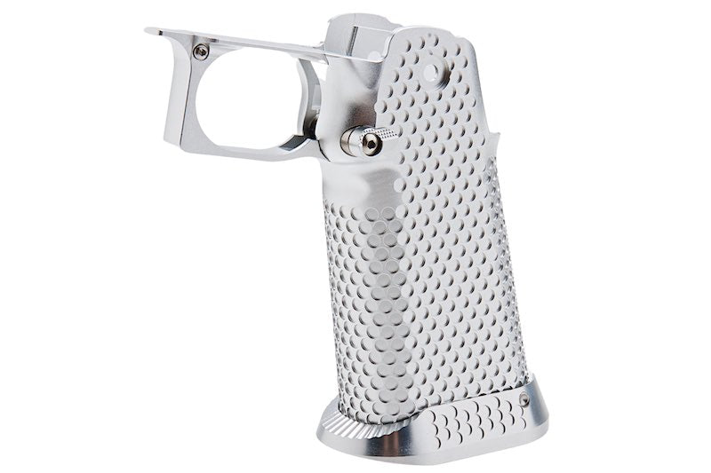 5KU CNC Aluminum Infinity Style Grip For Tokyo Marui Hi Capa GBB (Type 1/ Silver)
