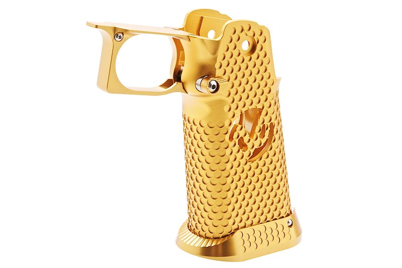 5KU CNC Aluminum Infinity Style Grip For Tokyo Marui Hi Capa GBB (Type 3/ Gold)
