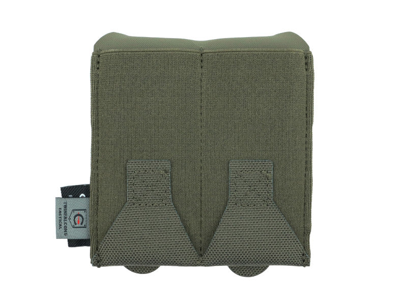 Twinfalcons Elastic Double 9mm Mag Pouch (Ranger Green)