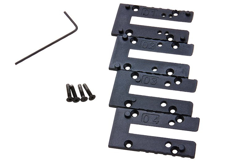GHK MOS Reflex Sight Adapter Set for Umarex (GHK) Glock MOS Model (Glock 17 Gen 5 MOS)