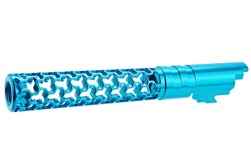 Dr. Black 6063 Aluminum Geom Outer Barrel For Hi-Capa 5.1 GBB Airsoft (Aqua)
