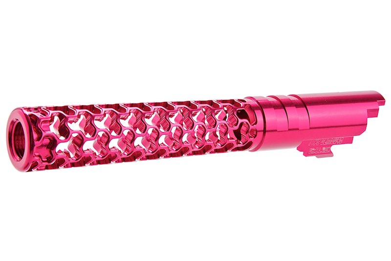 Dr. Black 6063 Aluminum Geom Outer Barrel For Hi-Capa 5.1 GBB Airsoft (Magenta)