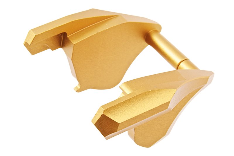 5KU Aluminum Type 1 Ambi Thumb Safety For Tokyo Marui Hi Capa GBB Airsoft (Gold)