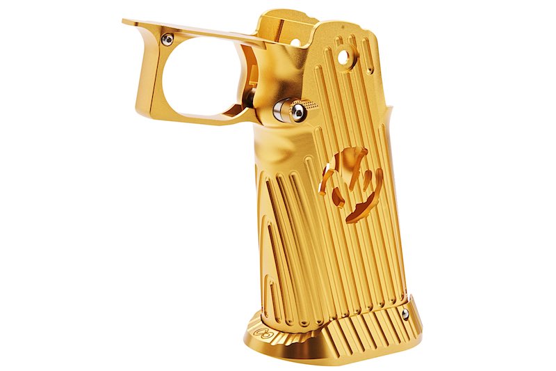 5KU CNC Aluminum Type 4 Grip For Tokyo Marui Hi Capa GBB Airsoft (Infinity/ Gold)