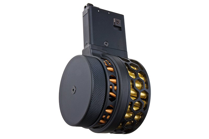 Dytac Xmag 100 Rds Green Gas Drum Mag For Tokyo Marui MWS M4 GBB Airsoft