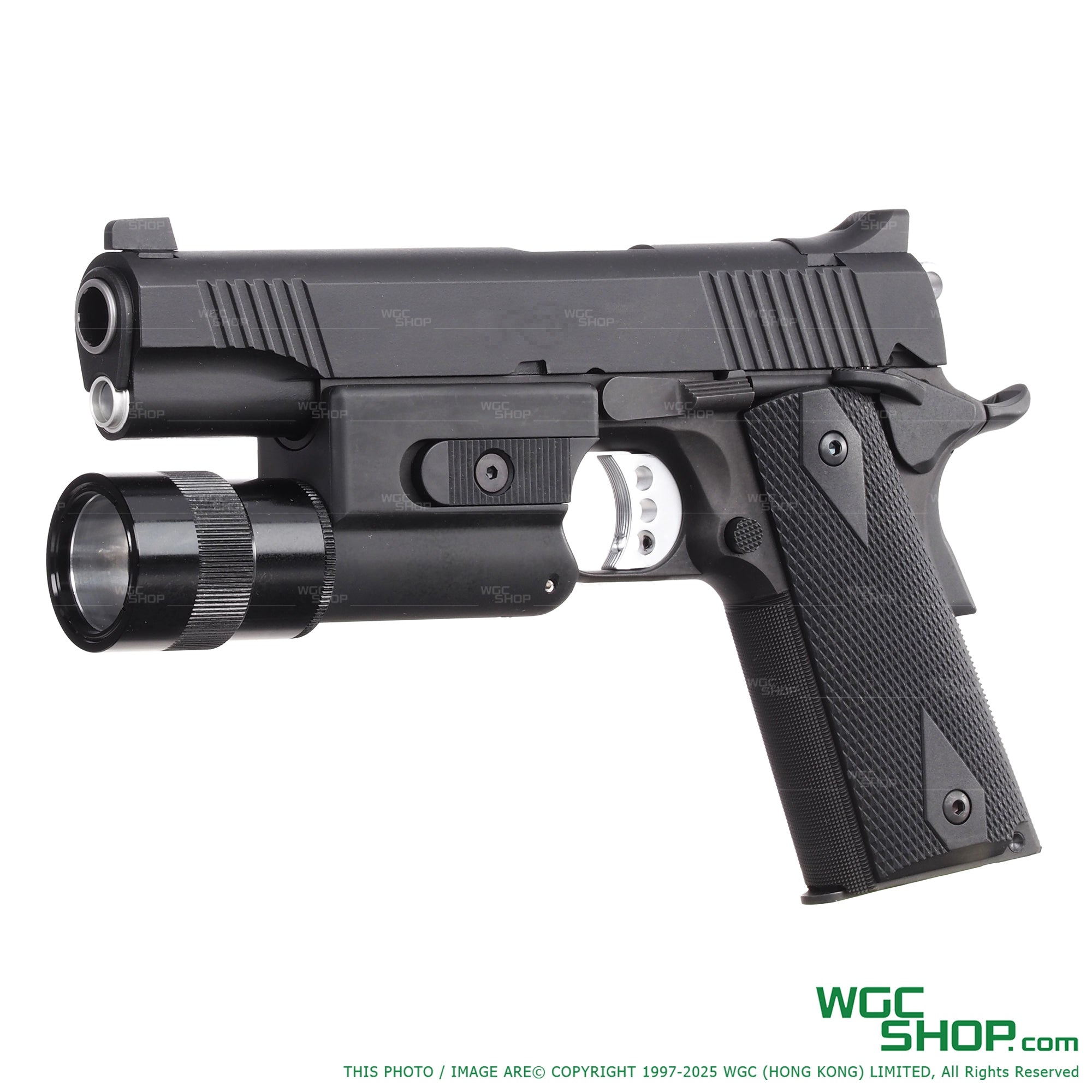 MIBAN LAPD Swat Custom II w/ V1911 Flashlight GBB Airsoft