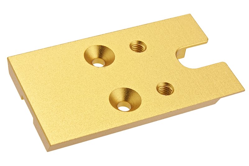 Novritsch Premium Red Dot Plate For SSP5 Airsoft (Gold)
