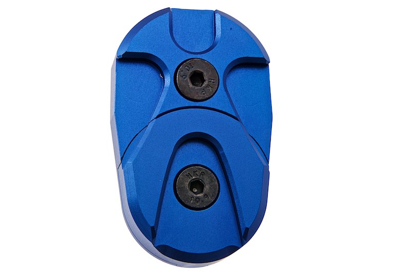 Dr. Black CNC 6063 Aluminum Folding Stock Adapter for AEG Airsoft (Blue)