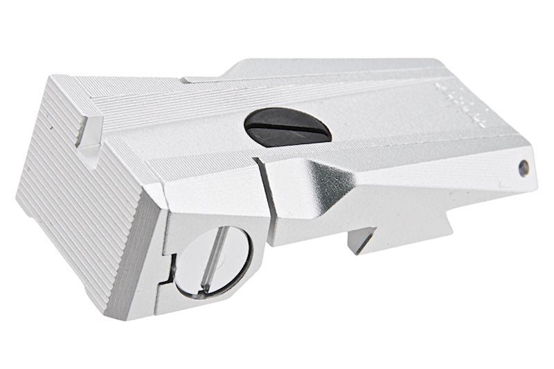 Dr. Black Aluminum Rear Iron Sight For Tokyo Marui Hi Capa 5.1 GBB Airsoft (Silver)