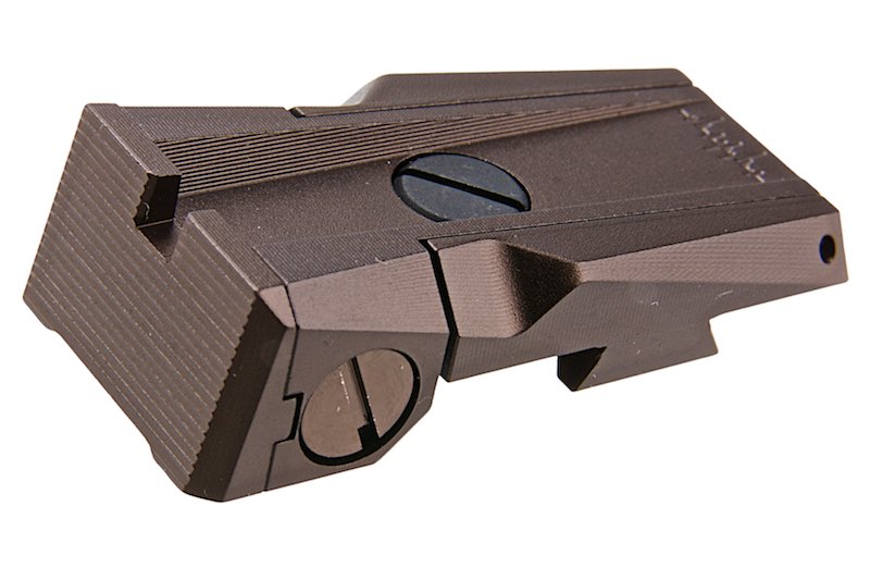 Dr. Black Aluminum Rear Iron Sight For Tokyo Marui Hi Capa 5.1 GBB Airsoft (Tan)