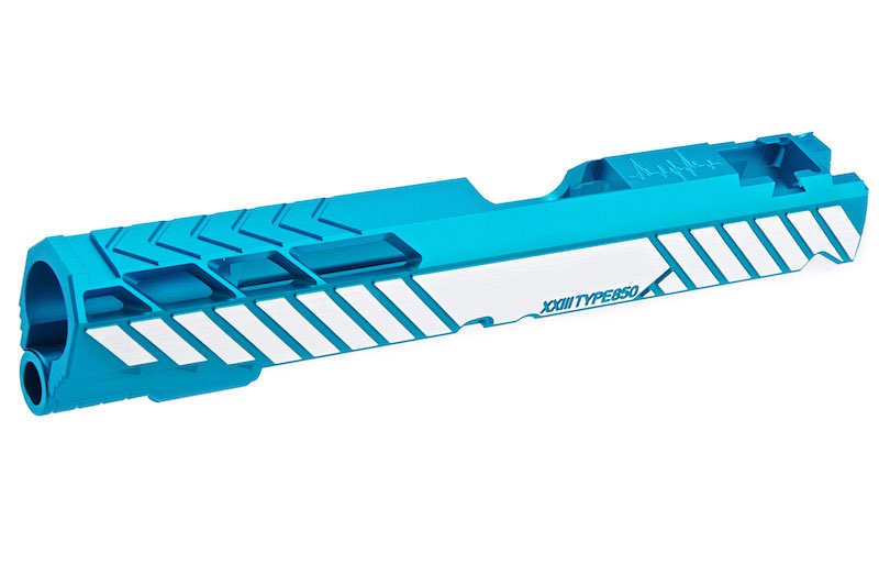 Dr. Black Aluminum Type 850 Slide For Tokyo Marui Hi Capa 5.1 GBB Airsoft (Aqua)