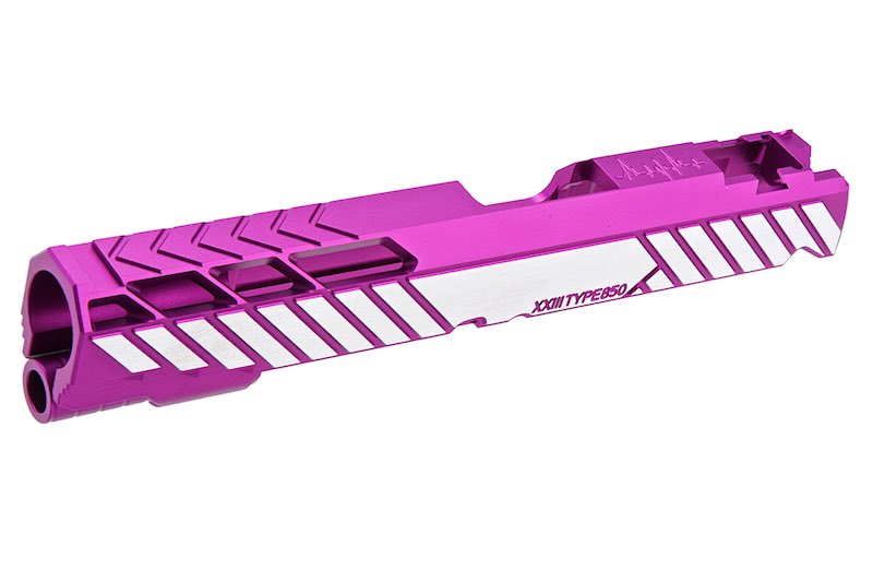 Dr. Black Aluminum Type 850 Slide For Tokyo Marui Hi Capa 5.1 GBB Airsoft (Purple)
