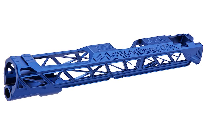 Dr. Black Aluminum Type 800 Slide For Tokyo Marui Hi Capa 5.1 GBB Airsoft (Blue)