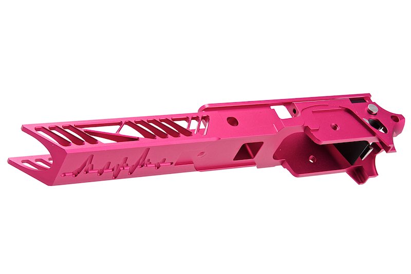 Dr. Black CNC Aluminum 4.3 inch Frame For Tokyo Marui Hi Capa GBB Airsoft (Type 1/ Magenta)