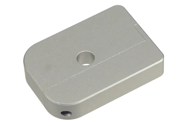 AIP CNC Aluminum Puzzle Magazine Base For Tokyo Marui Hi Capa GBB Airsoft (Silver)