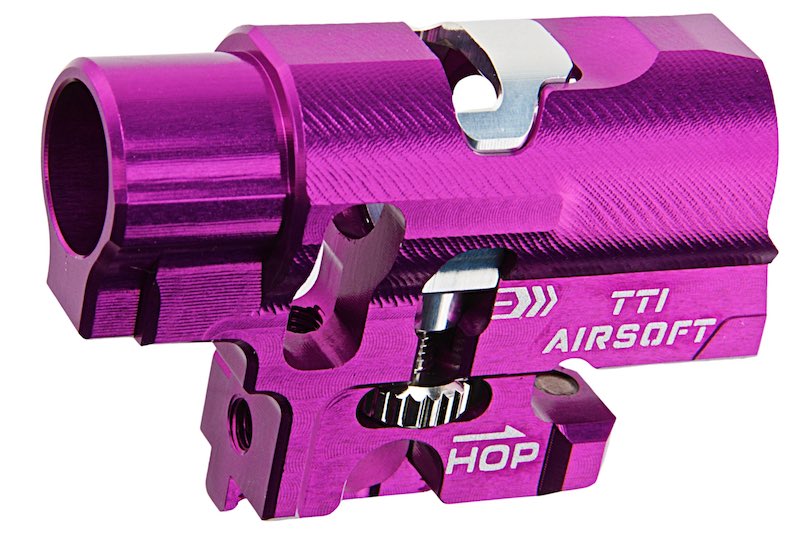 TTI Airsoft Infinity One Piece Full CNC TDC Hop Up Chamber For Tokyo Marui Hi Capa GBB Airsoft (Purp