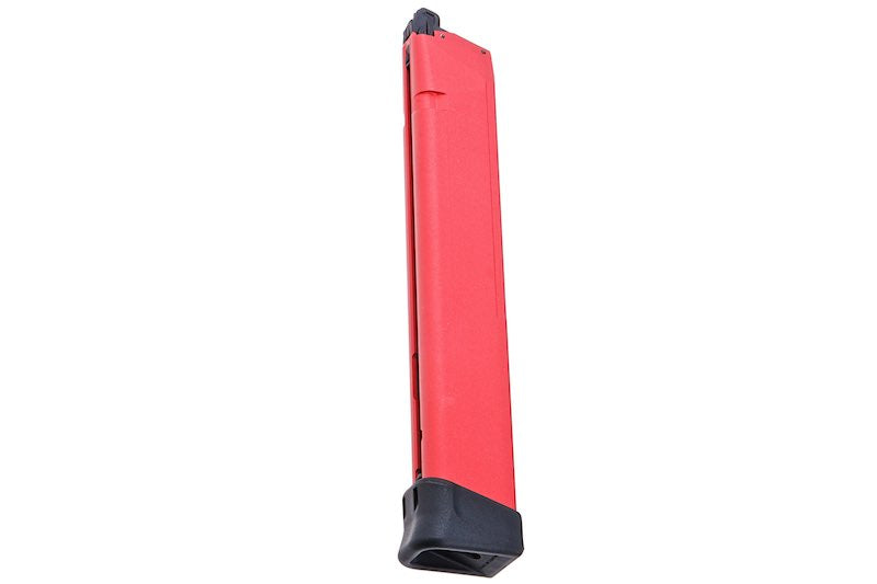 TTI Airsoft Light Weight Aluminum 50 Rds Gas Magazine for VFC/ Tokyo Marui/ WE GSeries/ AAP01 (Red)