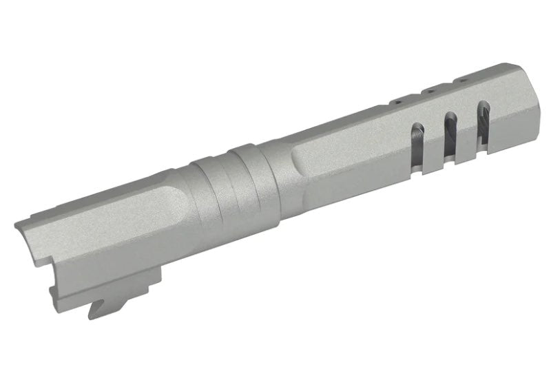 5KU Aluminum Type 2 Outer Barrel For Tokyo Marui Hi Capa 4.3 GBB Airsoft (Silver)