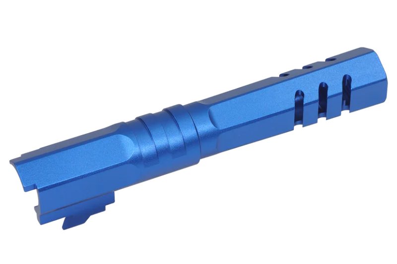 5KU Aluminum Type 2 Outer Barrel For Tokyo Marui Hi Capa 4.3 GBB Airsoft (Blue)
