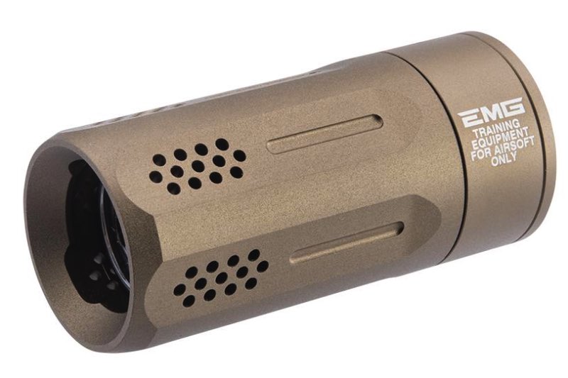 EMG (Strike Industries Licensed) SI Oppressor Universal Blast Shield (14mm CCW/ FDE, by KA)