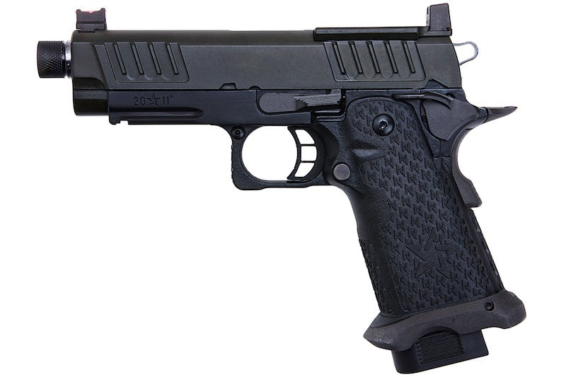 Army Armament X T8 Staccato C2 2011 RMR w/ Thread Outer Barrel Green Gas Airsoft Pistol
