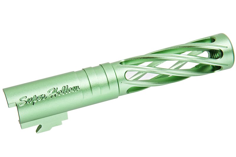 Dr.Black 6063 Aluminum Outer Barrel For Hi-Capa 4.3 GBB Airsoft (Type-Dinging/ Green)