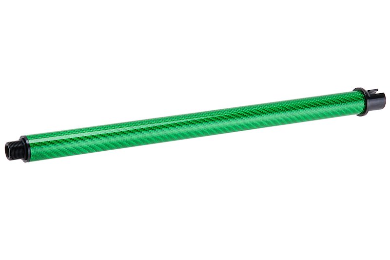 Dr. Black Carbon Fiber 12 inch Outer Barrel For Tokyo Marui MWS Airsoft GBB (Green)