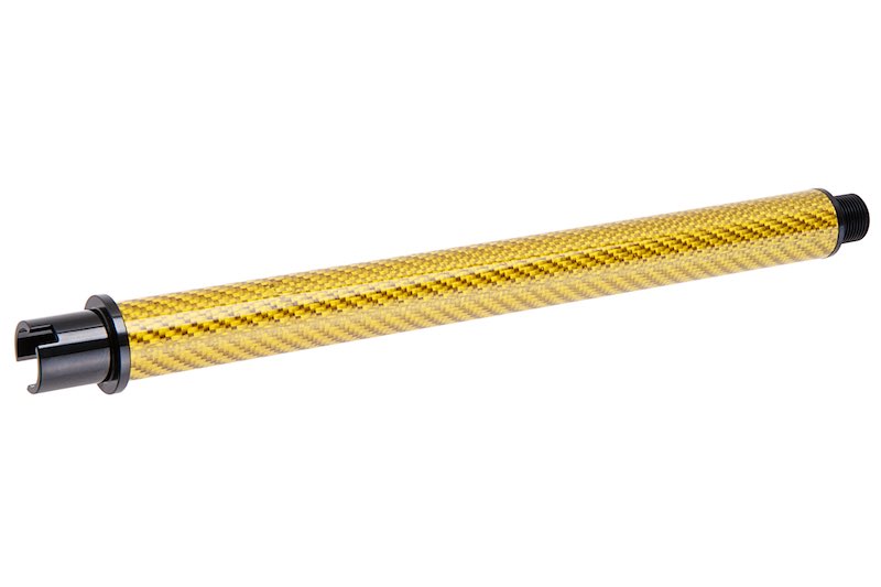 Dr. Black Carbon Fiber 9 inch Outer Barrel For Tokyo Marui MWS Airsoft GBB (Gold)