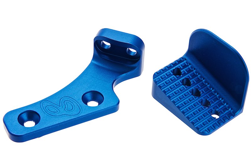 Revanchist Airsoft INF Style Adjustable Thumb Rest For Tokyo Marui Hi Capa GBB Airsoft (Blue)