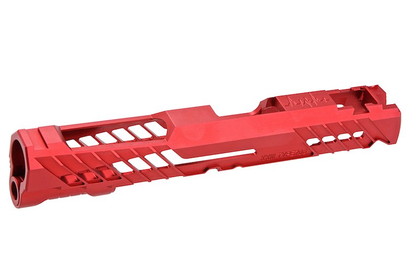 Dr. Black CNC Aluminum Type 706 Slide For Tokyo Marui Hi Capa 5.1 GBB Airsoft (Red)