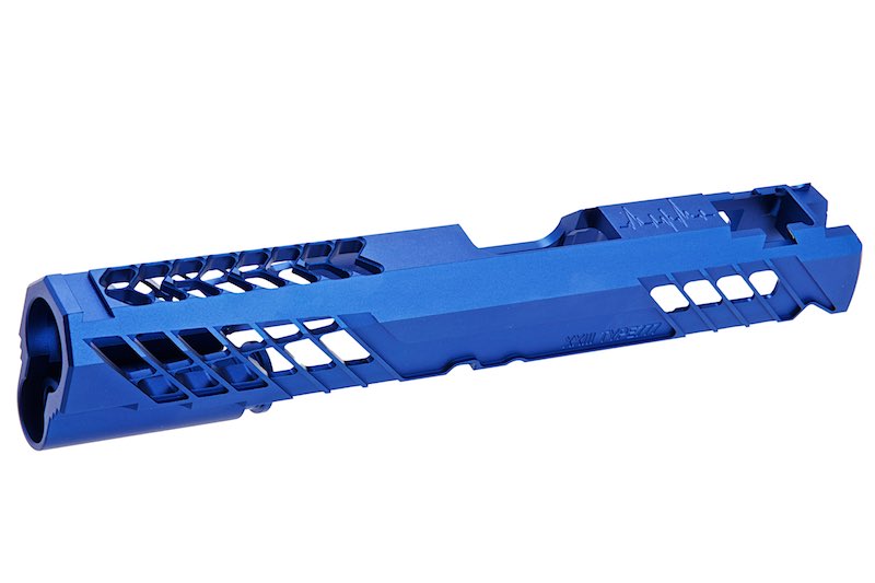Dr. Black CNC Aluminum Type 777 Slide For Tokyo Marui Hi Capa 5.1 GBB Airsoft (Blue)