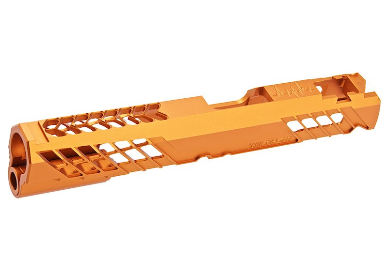 Dr. Black CNC Aluminum Type 777 Slide For Tokyo Marui Hi Capa 5.1 GBB Airsoft (Orange)