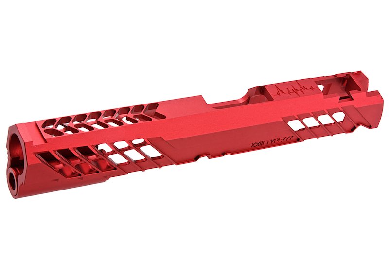 Dr. Black CNC Aluminum Type 777 Slide For Tokyo Marui Hi Capa 5.1 GBB Airsoft (Red)
