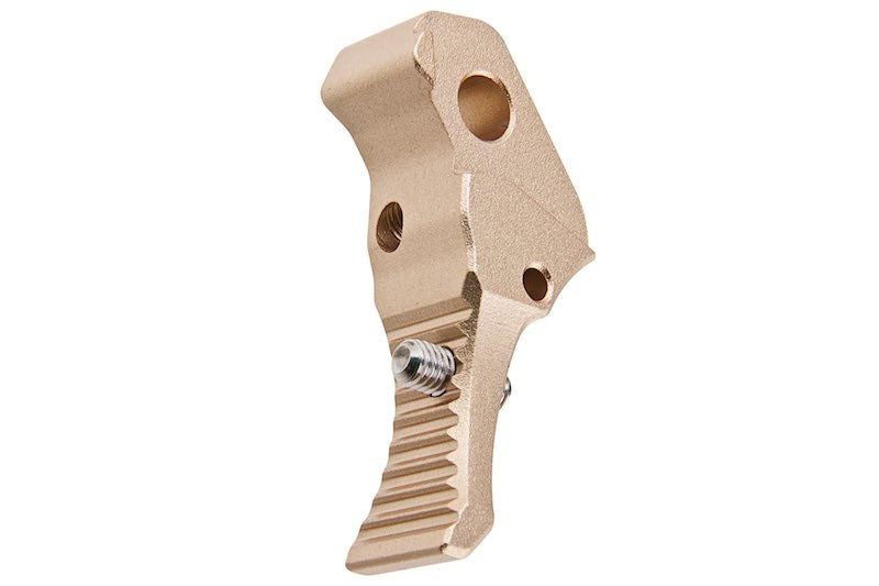CTM TAC CNC Aluminum FUKU-2 Adjustable Trigger for Action Army AAP01/ WE G Series GBB (Champagne Gol