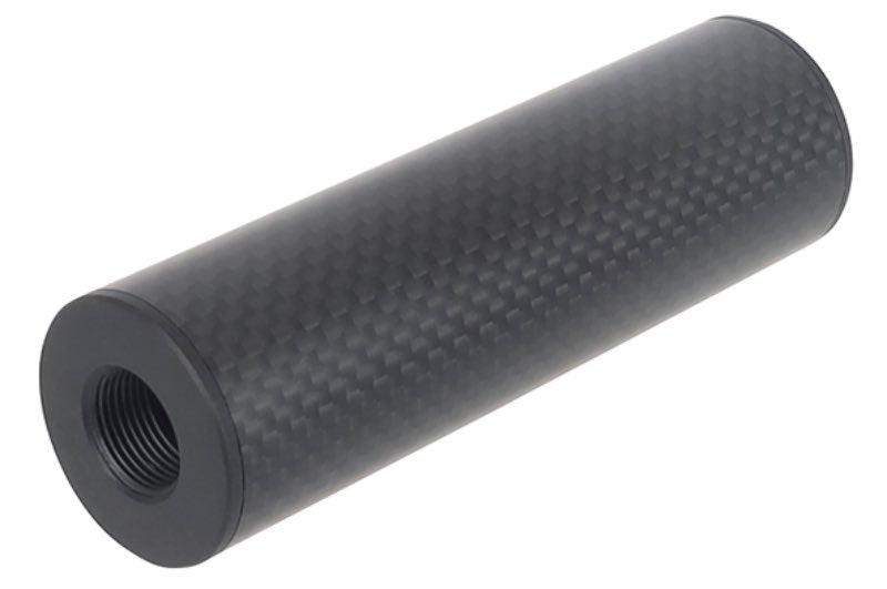 Laylax MODE-2 Carbon Fiber FAT Silencer (14mm CCW/ 100mm)
