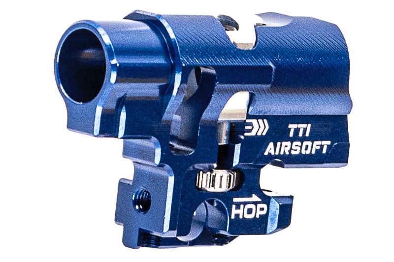 TTI Airsoft Infinity One Piece Full CNC TDC Hop Up Chamber For Tokyo Marui Hi Capa GBB Airsoft (Blue